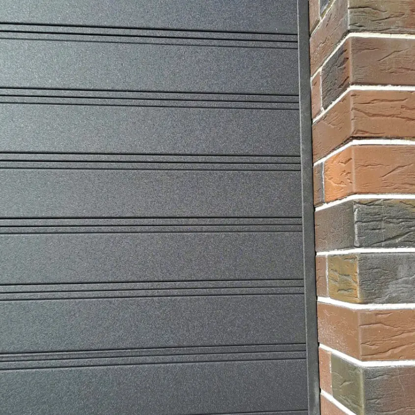 Фото 5 Забор ранчо металло планкен 7024 МАТТЕ Серый Графит матовый