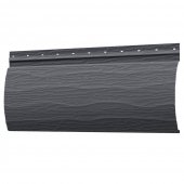 Сайдинг металлический (металлосайдинг) царьсайдинг Бревно Рубленое 4Д RAL7024 Серый графит для фасада