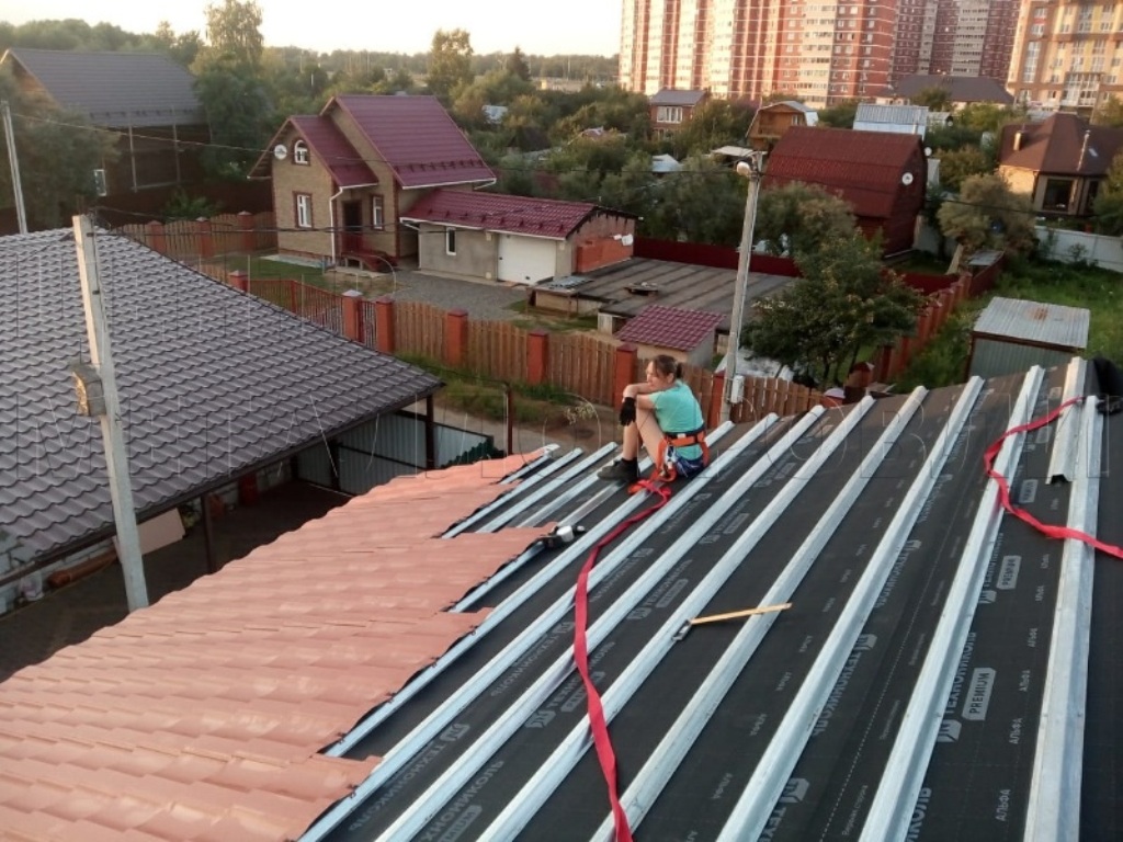 Металлочерепица Геркулес 8004 терракотовый Стальной Бархат от Центра Металлокровли в Ижевске