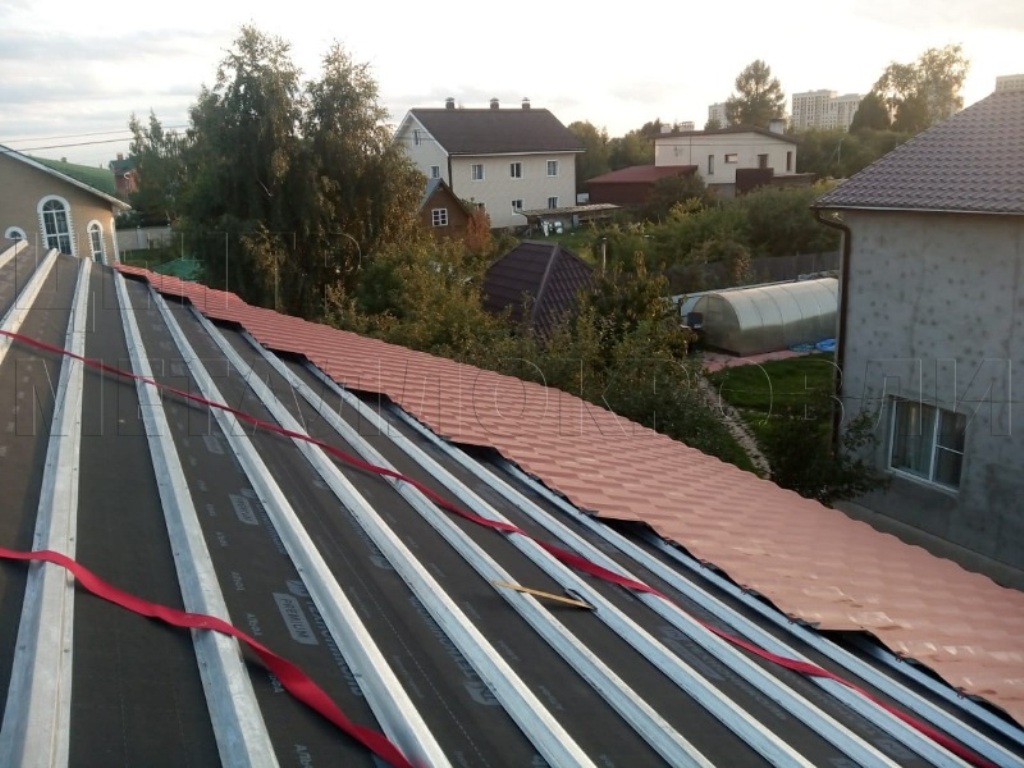 Металлочерепица Геркулес 8004 терракотовый Стальной Бархат от Центра Металлокровли в Ижевске