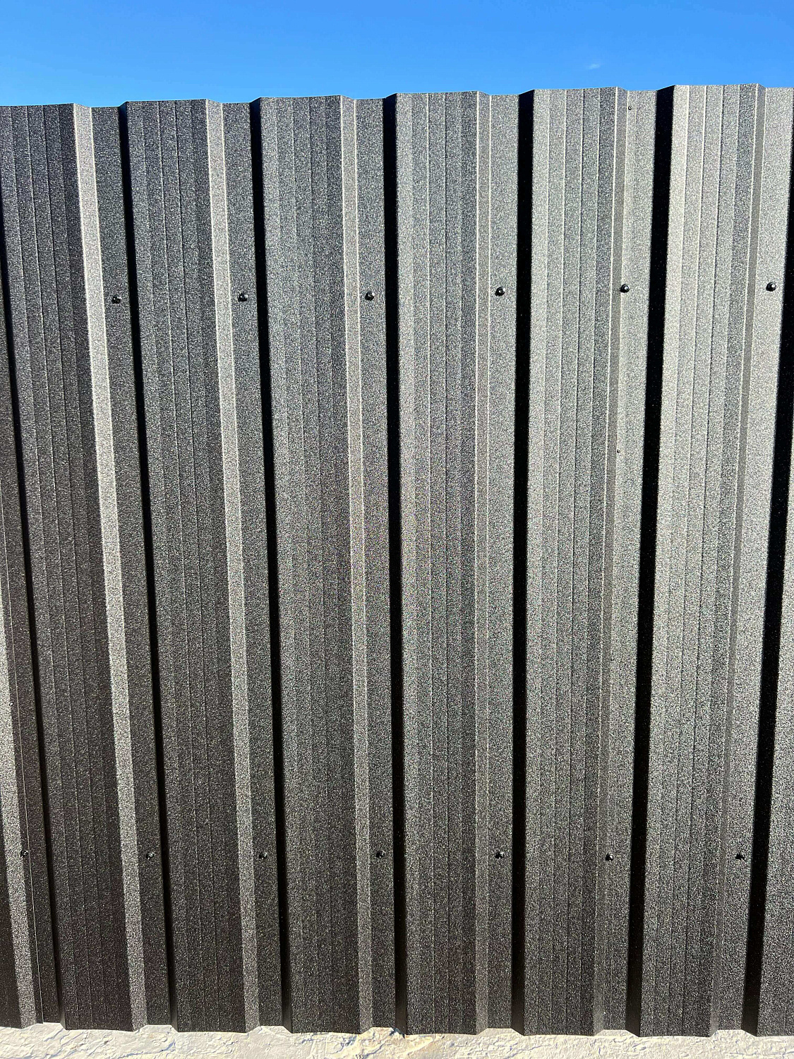 Профнастил НС-21 42м RAL9005/9005 Черный двусторонний МАТТЕ