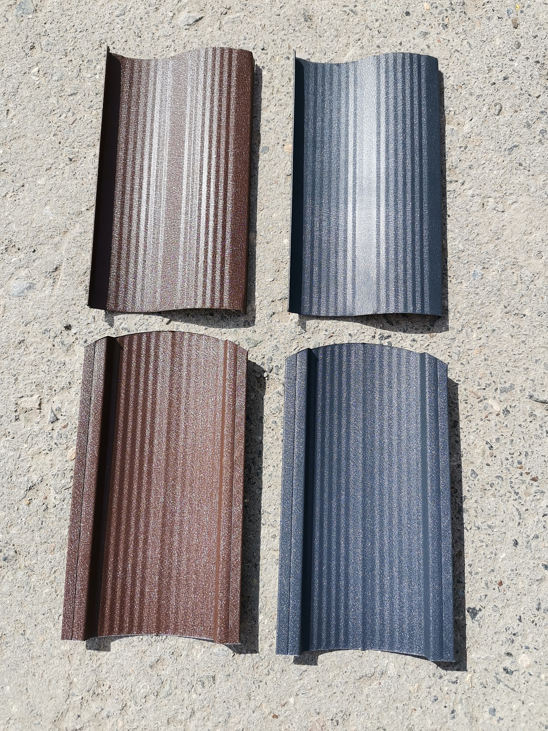 Металлопрофиль двусторонний под Стальной Бархат в Ижевске